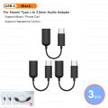 Original Xiaomi Usb Type C To 3.5mm Jack Earphone Adapter Audio Cable Converter For Mi 14 13T 13 12 Pro Redmi K70 POCO F4 Pad 6. 