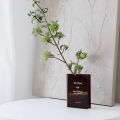 Book Design Flower Vase Modern Clear Acrylic Book Design Vase Stylish Transparent Flower Vase for Home Office Decor Nordic Style Aesthetic Leak-proof Book Vase. 