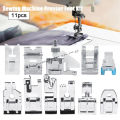 11pcs SET TAPAK MESIN PORTABLE Tapak Tepi Tapak overcast Tapak zip solok Tapak Baby seam Presser Foot Sewing Foot Presser Foot NEW. 
