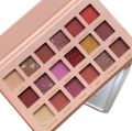 Nude Eyeshadow Palette 18 Colors, Shimmer And Matte Pressed Pigments Eye Shadow Kit. 