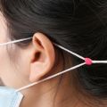 【Happytree】 50PCS Colorful Love Heart Shape Silicone Cord Locks Adjustable Mask Drawstrings Toggles Non Slip Stopper Lanyard Buckle Tools. 