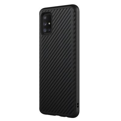 RHINOSHIELD SolidSuit for Samsung Galaxy A51 (4G) – Black / Carbon Fiber Finish