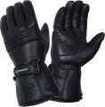 Winter Genuine Leather Gloves for Men and Women Use (Black), Motorcycle Gloves 100% Natural Sheepskin Thermal Thinsulate Lining Windproof Waterproof Reinforced Warm Biker Driving Gloves (1 Pair). 