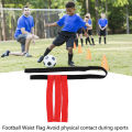 Football Waist Belt Flag Competition Training Waistband Flag Outdoor Sports Pulling Ribbon. 