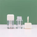 Injection Lip gloss tube Transparent Liquid eyeshadow Empty Square Cosmetic packaging material for Professional makeup artist DIY cosmetics Travel-friendly. 