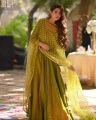 Wedding Collection Silk 3-Piece Stitched Maxi Dress for Women, Medium/Large Sizes. 