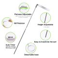 Grow Lights for Indoor Plants, Full Spectrum LED Halo Plant Light with Stand Height Adjustable Auto Timer, for Plants. 
