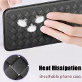 lthmy for Vivo V11i 1806 phone case Leather Texture Finish Non-Slip Grip Full Body Protection Cover  Flexible Silicon Luxury Plaid Breathable. 
