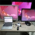 Thunderbolt 2 Dock Mini Displayport to HDMI VGA DVI Multi-Port Thunderbolt Hub Adapter 4 in1 Audio Cable for Mac Book Air Black. 