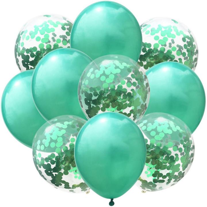 10pcs/Set Latex Balloons with Confetti Filled Balloons For Birthday and Event Decoration,-(K.S.)