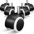 Wheels/Tyres/Casters set of 5 Pieces for Office Chair. 
