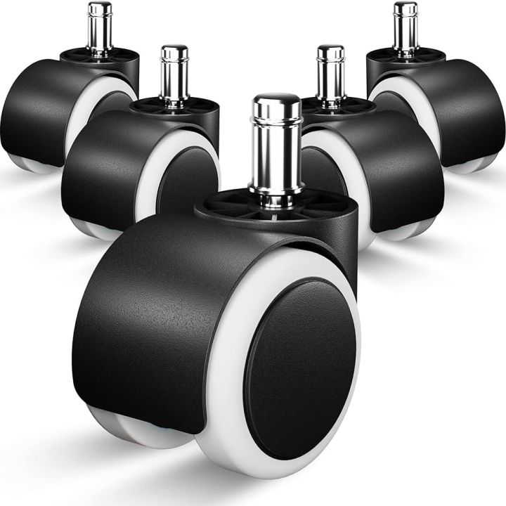 Wheels/Tyres/Casters set of 5 Pieces for Office Chair