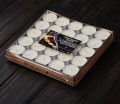 Pack Of 10 - Romantic Floating Tea Light White Sweet Scented Wax Candles, Scented Romantic Tealight Floating Wax Candles for Birthday Decoration, Mehendi & Gifts Items (10 Pieces). 