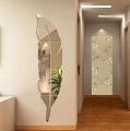 Acrylic Mirror Leaf Wall Sticker – 1mm Acrylic Sheet Mirror Wall Decoration with Leaf Shape Design – Decorative Acrylic Mirror Leaves for Home Décor – Lightweight Acrylic Mirror Wall Sticker for Living Room, Bedroom, and More. 