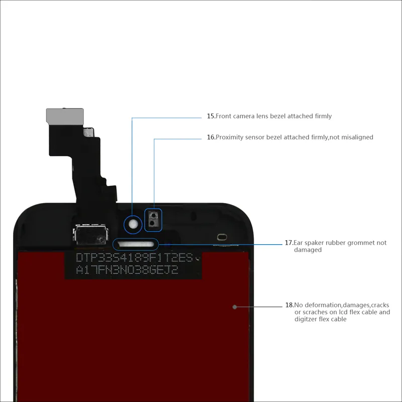 LCD Touch Screen Digitizer Front Glass Assembly Replacement IPhone 5 5C 4