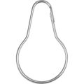 Silver Metal Shower Curtain Style Hanging Clip Chain Hooks for Sorting & Organizing, Window Arts & Crafts Display, DIY Key Hangers. 