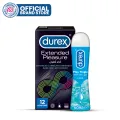 Durex Condoms Extended Pleasure 12 Pcs + Durex Play Tingle Lube 50ml. 