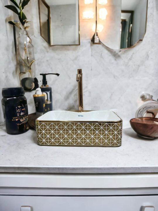 Alkhaleej%20Rose%20Gold%20Ceramic%20Square%20Shape%20Wash%20Basin%20%7C%20Tabletop%20Ceramic%20Bathroom%20Sink%20%7C%20Wash%20Basin%20For%20Bathroom%20(%2019"X15"X5"%20-%20Image%208