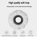 4 Pcs Mop Refill Micro Fiber Head - White. 