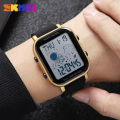 SKMEI Men Fashion Watch EL Luminous Stopwatch 5ATM Waterproof Men Electronic Watch 1971. 