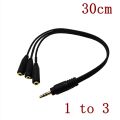 3.5mm 3 Way Port Aux Multi Headphone Earphone Audio Splitter Adapter 3.5mm Jack HUB Spliter Cable Extender 1 Male To 3 Female 3. 