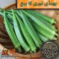 Lady finger/okra Seeds  (bhindi tori K Beej)(بھنڈی توری کے بیج)Hybrid/Germinated/Best Quality/Fast growing/Excellent Germination/High Quality/Healthy Vegetable Seeds/Vegetable/Home/Kitchen/Gardening seeds/beej/Vegetables Seeds Packet. 