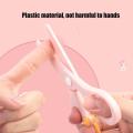Plastic Color Paper Cutter Lightweight Pink/Green/Cyan Small Round Head Cutter for Arts And Crafts School Projects. 