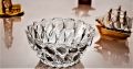 Premium Quality Imported Elegant Floral Design Glass Bowl (Large). 