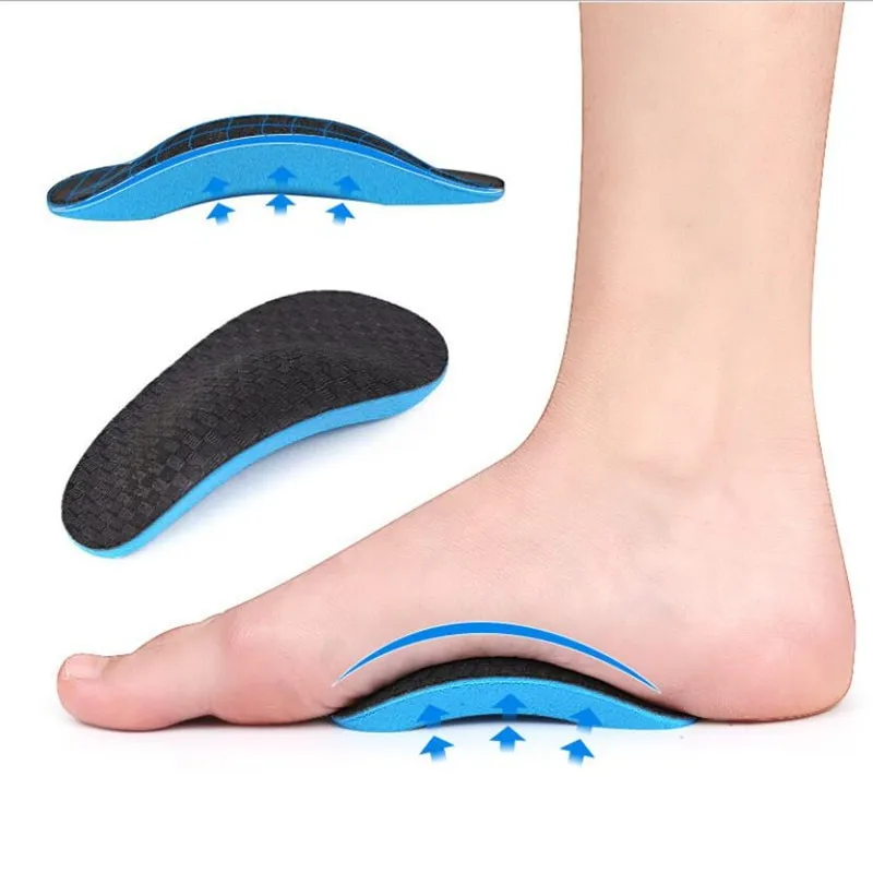 EVA Flat Feet Arch Support Orthopedic Insoles Pads For Shoes Men