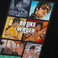 Be Like Water GTA Classic TShirt For Male Bruce Lee Clothing Style Polyester T Shirt Soft. 