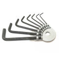 HUAFENG L Shape Hex spline Keys Screwdriver Diy Hand Tools | 8PC Hexagon Key Wrench Repair Set 1.5mm 2mm 2.5mm 3mm 3.5mm 4mm 5mm 6mm Allen key Tool Kit for Bicycle Bike and Motorcycle. 