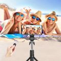 4 In1 Tripod For Phone Selfie Stick With Fill Light Extendable Monopod With Bluetooth Remote For Xiaomi Huawei Phone Tripod. 