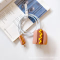 Suitable for Apple 12 charger protective cover Cartoon bite protective cover Cord bite USB charging head protective cover. 