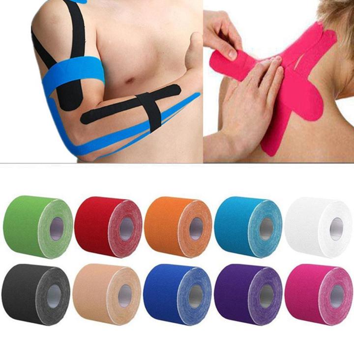 【Atoztide Store】5 Size Kinesiologie Tape Atletische Herstel Elastische Spier Bandage Gym Knie Pads Spier Pijnbestrijding Stickers