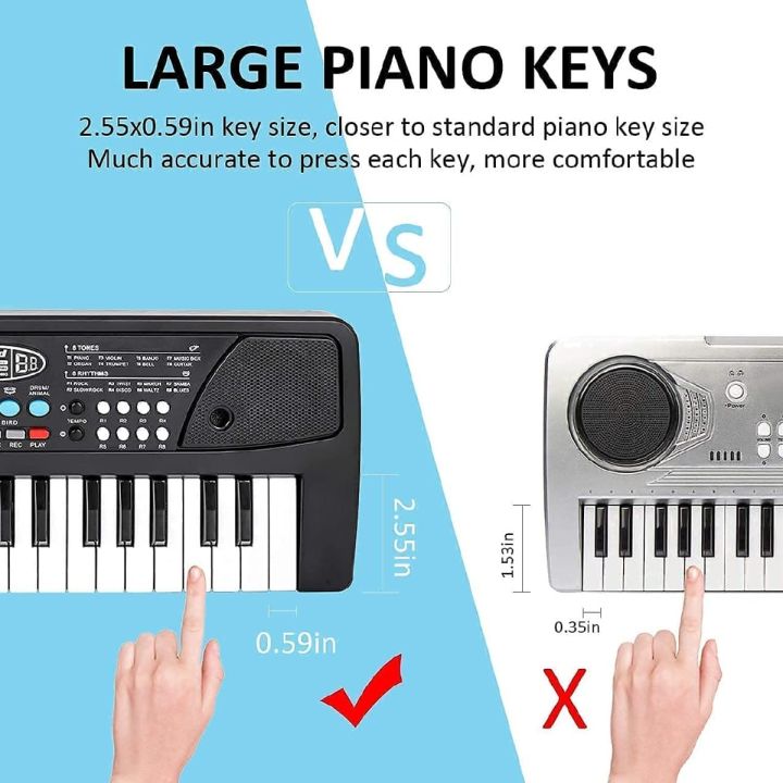 BigFun%2037%20Keys%20Electronic%20Keyboard%20Piano%20USB%20MP3%20Play%20Record%20Fun%20Large%20Music%20Piano%20Instrument%20for%20Kids%20&%20Adults%20-%20Image%202