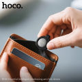 HOCO E100 Airtag Security BT GPS Tag Based on Apple Find My App Anti-Lost Tracker Locator Alarm Pets Key Wallet Finder With Case- Tracker for bike / car / wallet / bag / child. 