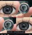 Greyish Black Contact Lens Complete Set with Trendy Bag". 