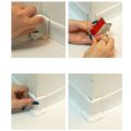 High Quality 82MM Height Baseboard Corner Blocks Self Adhesive Inside and Outside Corners Wall Base Moulding Trim Connector Skirting Board Wall Corner Decor. 