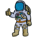 Embroidery Space Journey Astronaut nasa kids suit moon spaceship Thumbs up Iron Sew on Patch kids clothing dress shirt cap bag jacket jeans craft logo shoes repair Brand Badge. 