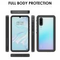 ShellBox Full 360 IP68 Waterproof Case for Huawei P30, 6.1-inch Slim Black. 