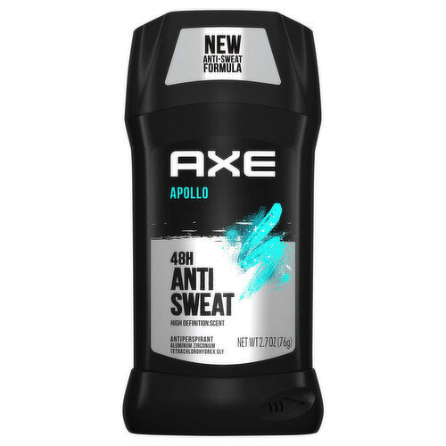 AXE Antiperspirant Deodorant Stick 48 Hour Sweat And Odor Protection For Long Lasting Freshness, Apollo Sage And Cedarwood Men's Deodorant 76 gm