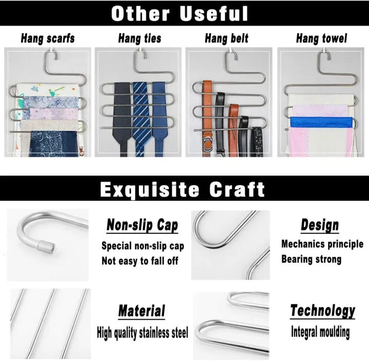 Multi%20Functional%20Organizer%20Trouser%20Pants%20Rack%20Shelves%205%20in1%20Stainless%20Steel%20Wardrobe%20Magic%20Hanger%20Clothes%20Shelf%20Tie%20Scarf%20Cloth%20Hang%20Bars%20Closet%20Cupboard%20-%20Image%207