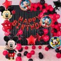 Mickey Mouse/Minnie Mouse  Happy Birthday Decoration Theme set happy birthday decoration set happy birthday balloons birthday decoration  birthday accessories birthday accessories for boys birthday accessories theme birthday decoration items. 