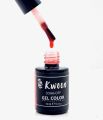 KWEEN Jelly Neutral Gel Nail Polish,Nude Peach Translucent Color UV Light Cure Gel Polish for Nail Art DIY Manicure and Pedicure. 