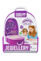 Jewellery Backpack Playset for Girls - DIY Beads Bracelet & Necklace Making Kit - Portable Pretend Play Jewelry Toy for Kids Age 3+ - Girls Jewellery Making Kit with Beads - Jewelry Kit for Kids 3+ - Gift Toy for Girls - Backpack Toy Set. 