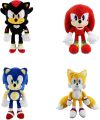 Adenzai-Sonic Plush Action Figure Animal Hedgehog Super Sonic Ray Flying Squirrel-Blue Sonic Plush Toy The Hedgehog -Red Sonic Knuckles Plushie for Kids Boys & Girls (Red Yellow Blue). 