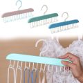 Multi Purpose 8 Hook Hangers  For Clothes Bra Belt Home Wardrobe Organizer Multi Purpose 8 Hook Hangers | Belt Hanger | Tie 8 Hook Hanger | Closet Hangers | Foldable Hooks Hanger | Wardrobe Organizers 8 Hook Hanger | Coat Hangers. 