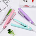 Pack of 2 Travel Mini Hair Flat Iron Ceramic Plate Hair Straightener & Straightener For Girls | Home Assistant. 