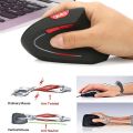 HXSJ T24 6 Buttons 2400 DPI 2.4G Wireless Vertical Ergonomic Mouse with USB Receiver. 