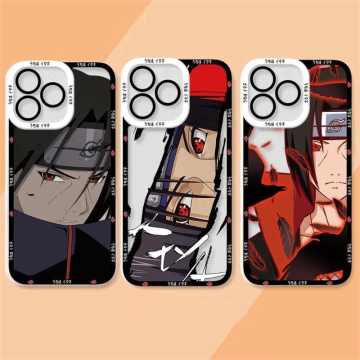 shell For Infinix Zero 5G 2023 20 ITEL S23 Hot 10i 10 12 Play 10S 8 9 TECNO SPARK 10 Pro Case Naruto Uchiha Sasuke Soft Clear TPU Camera Protective Cartoon Cute Lens Protection Korean Shockproof Fashion Luxury INS Anti-falling Full Protection